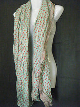 Load image into Gallery viewer, PINK GREEN WHITE BLACK LARGE POLKA DOTS SPOTTED LADIES SCARF WRAP SHAWL 7COLOURS
