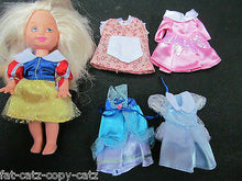 Load image into Gallery viewer, QUALITY SHELLY DOLL SIZED CUTE DRESSES 5 COLOURS: PINK BLUE SNOW WHITE PEACH UK
