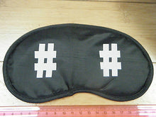 Load image into Gallery viewer, CUTE EYE SLEEPING MASKS BLINDFOLD TRAVEL COVER HASH TAG DOLLAR SLEEPING EYES UK
