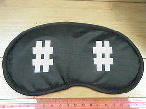 CUTE EYE SLEEPING MASKS BLINDFOLD TRAVEL COVER HASH TAG DOLLAR SLEEPING EYES UK