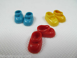 5 or 10 PAIRS TINY SMALL MINIATURE SIZED SHOES SHELLY DOLL'S HOUSE 1.5cm LENGTH