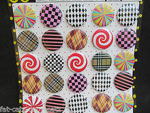 Load image into Gallery viewer, PACK OF 30 FASHION SWIRLS PSYCHEDELIC BADGES 40mm GIFT PARTY BAG RESALE UKSELLER
