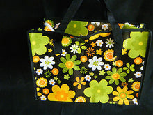 Load image into Gallery viewer, ECO FRIENDLY CUTE FLOWER PRINT SHOPPING TRAVEL BAG FREE UK SHIPPING 34x24x16cm
