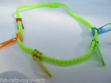 Load image into Gallery viewer, MULTIPLE ZIPS ZIP FUN FASHION GIRLS LADIES NECKLACE JEWELLERY 5 COLOURS UKSELLER
