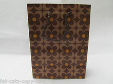 Load image into Gallery viewer, RECYCLED FLOWER ARTY DESIGN HARD CARD PAPER GIFT BAG CORDED HANDLE UK SELLER
