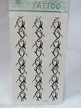 Load image into Gallery viewer, BLACK MENS UNISEX ARTY CELTIC TRIBAL ARM BANDS VINE TEMPORARY TATTOOS PARTIES UK
