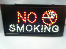 Load image into Gallery viewer, LED SHOP WINDOW HANGING NEON FLASHING NO SMOKING BAR ILLUMINATED SIGN UK SELLER
