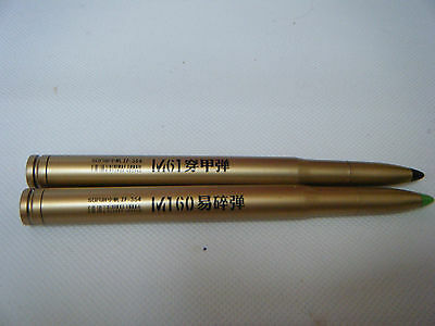 2 x NOVELTY BOYS MENS GOLD BULLETS PENS PARTY BAG GIFT IDEA UK SELLER FREE POST