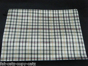 5x STRIPE MATERIAL ZIPPY BAGS B4 SIZE FILE STORAGE DOCUMENT ART STUDENT FOLDER