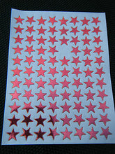 Load image into Gallery viewer, 10 SHEETS METALIC REWARD SCRAP BOOK STICKERS 450-700 PER PACK STARS APPLES FACES
