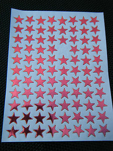 10 SHEETS METALIC REWARD SCRAP BOOK STICKERS 450-700 PER PACK STARS APPLES FACES