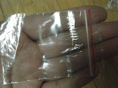 100 x 7cm x 5cm CLEAR PLASTIC GRIP & SEAL STORAGE PLASTIC POLYTHENE BAGS RE-USE