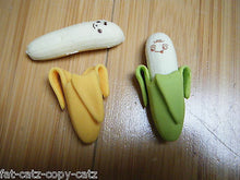 Load image into Gallery viewer, 2 or 4 COLLECTABLE JAPANESE KOREAN STYLE NOVELTY BANANAS SKIN ERASERS UK SELLER
