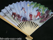 Load image into Gallery viewer, CHINESE GEISHA FANCY DRESS COSTUME WHITE PAPER &amp; WOOD FANS WEDDINGS PARTIES GIFT
