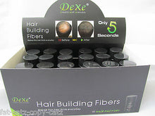 Load image into Gallery viewer, 8g TRAVEL SIZE BLACK QUALITY HAIR LOSS THICKENING BUILDING FIBRES FIBERS UKSELL
