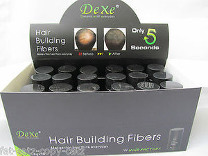 8g TRAVEL SIZE BLACK QUALITY HAIR LOSS THICKENING BUILDING FIBRES FIBERS UKSELL