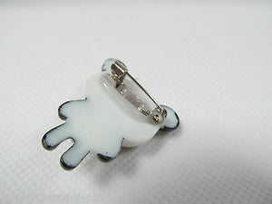 CUTE BLACK & WHITE PANDA BEAR ZOO WILD ANIMAL BADGE PINS GIFT IDEA UK SELLER