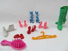 Load image into Gallery viewer, 12&quot; DOLL&#39;S SIZED CLOTHING ACCESSORIES 9 PIECE SETS BOOTS, SHOES HANDBAG COMB UK
