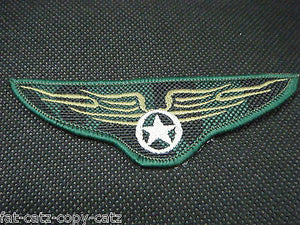 FASHION EMBROIDERY CLOTH AIR FORCE WINGS ARMY LOGO MILITARY IRON SEW ON PATCH UK