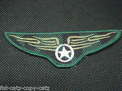 FASHION EMBROIDERY CLOTH AIR FORCE WINGS ARMY LOGO MILITARY IRON SEW ON PATCH UK