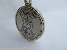 Load image into Gallery viewer, 50 YEAR REVOLVING PERPETUAL CALENDAR 2007-2056 KEYRING CHARM GIFT IDEA UK SELLER
