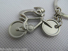 Load image into Gallery viewer, SOLID METAL 3 COLOURS SILVER BRONZE PRO CYCLING KEYRING CHARM GIFT IDEA UKSELLER
