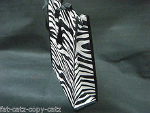 Load image into Gallery viewer, ECO FRIENDLY ZEBRA ANIMAL PRINT LUNCH SHOPPING TRAVEL BAG FREE UK POST 30x25x9cm
