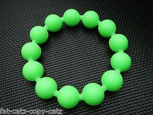 Load image into Gallery viewer, NEON UNISEX CLUBBING RUBBER BALL SILICONE FRIENDSHIP WRIST BRACELET BAND UKSELL
