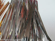 Load image into Gallery viewer, 100 x 10cm QUALITY METALLIC SILVER GOLD TWIST TIES FOR CELLO BAGS CRAFT UKSELLER
