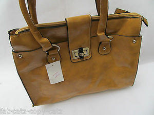 Designer Faux Leather Ladies Shoulder Satchel Briefcase Tote Handbag UK Seller