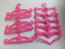 Load image into Gallery viewer, 12 20 30 MINI PINK COAT DRESS CLOTHING HANGERS MADE FOR 12&quot; SIZED DOLLS UKSELLER

