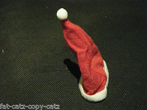 UNIQUE 12" SINDY DOLL SIZED CHRISTMAS XMAS SANTA CLAUS RED FESTIVE HAT ONE SIZE