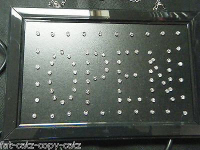 SMALL BRIGHT OPEN SHOP WINDOW DISPLAY FLASHING LIGHT LED SIGN 29cmx19cm UKSELLER