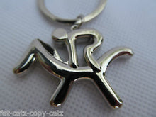 Load image into Gallery viewer, NEW SOLID METAL SILVER TONE HORSE RIDING JOCKEY KEYRING CHARM GIFT IDEA UKSELLER

