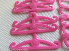 Load image into Gallery viewer, 12 20 30 MINI PINK COAT DRESS CLOTHING HANGERS MADE FOR 12&quot; SIZED DOLLS UKSELLER
