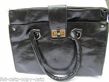 Load image into Gallery viewer, Designer Faux Leather Ladies Shoulder Satchel Briefcase Tote Handbag UK Seller
