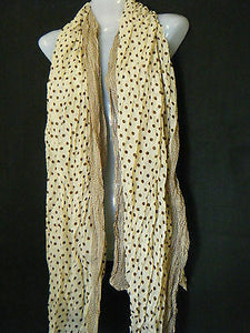 PINK GREEN WHITE BLACK LARGE POLKA DOTS SPOTTED LADIES SCARF WRAP SHAWL 7COLOURS