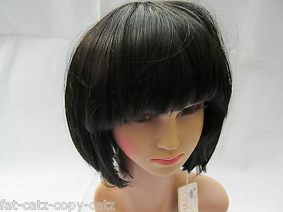 Black bob deals wig uk
