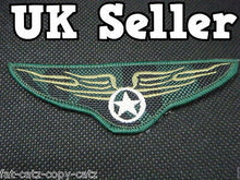 Load image into Gallery viewer, FASHION EMBROIDERY CLOTH AIR FORCE WINGS ARMY LOGO MILITARY IRON SEW ON PATCH UK
