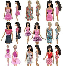 Load image into Gallery viewer, 3x Quality Short Dolls Dresses &amp; 3 Pairs Shoes - Random Selection Made for Barbie dolls
